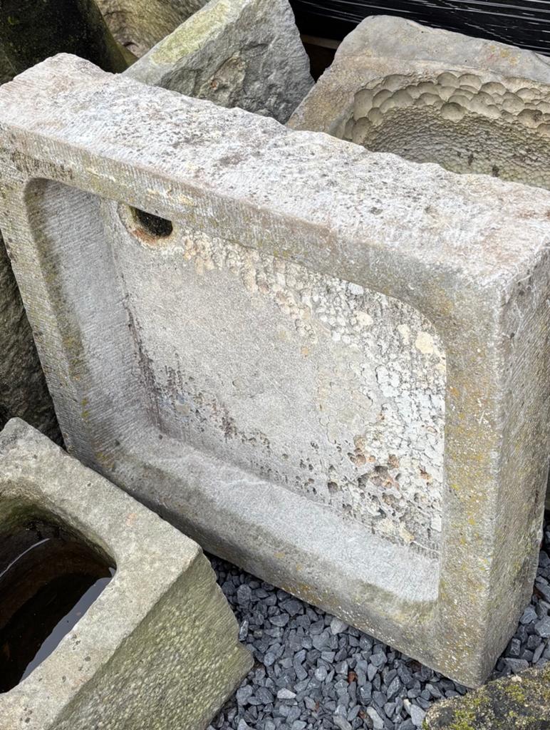 Antieke arduinen gootsteen/ lavabo. Info  BELLEN 0474220705, Antiek en Kunst, Ophalen