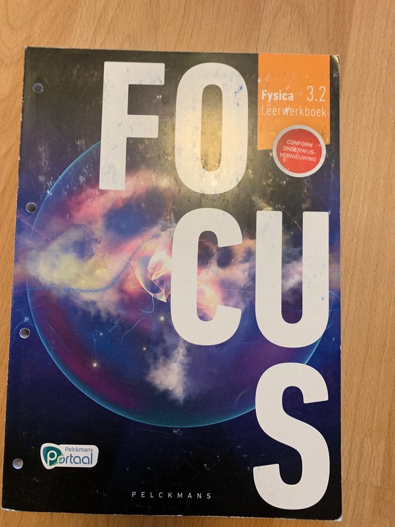 Fysica Focus 3.2 Leerwerkboek, ASO, Natuurkunde, Nieuw, Ophalen of Verzenden