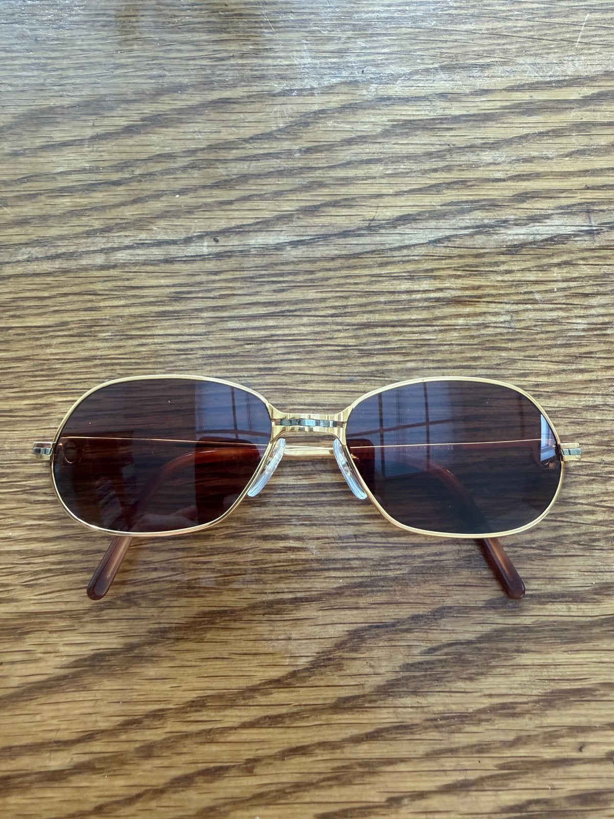 Lunettes de soleil Cartier Panthère GM (1989) verres bruns, Autres marques, Enlèvement ou Envoi, Brun, Utilisé