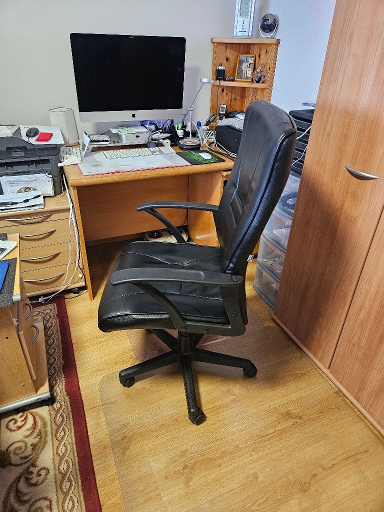 chaise de bureau, Enlèvement, Comme neuf, Noir, Chaise de bureau