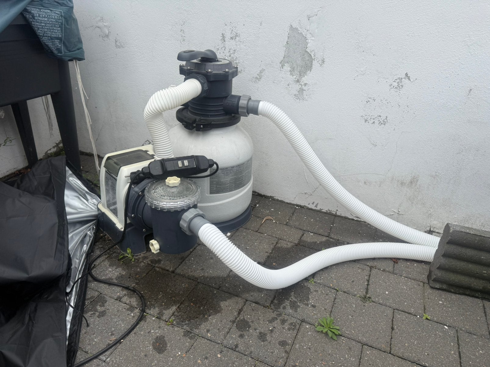 Intex Krystal Clear Zandfilterpomp SX2100, Tuin en Terras, Ophalen, Zo goed als nieuw, Zwembadpomp