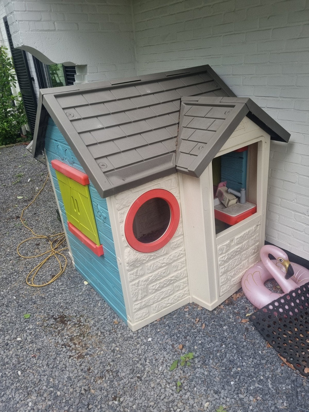 Smoby speelhuisje, Ophalen