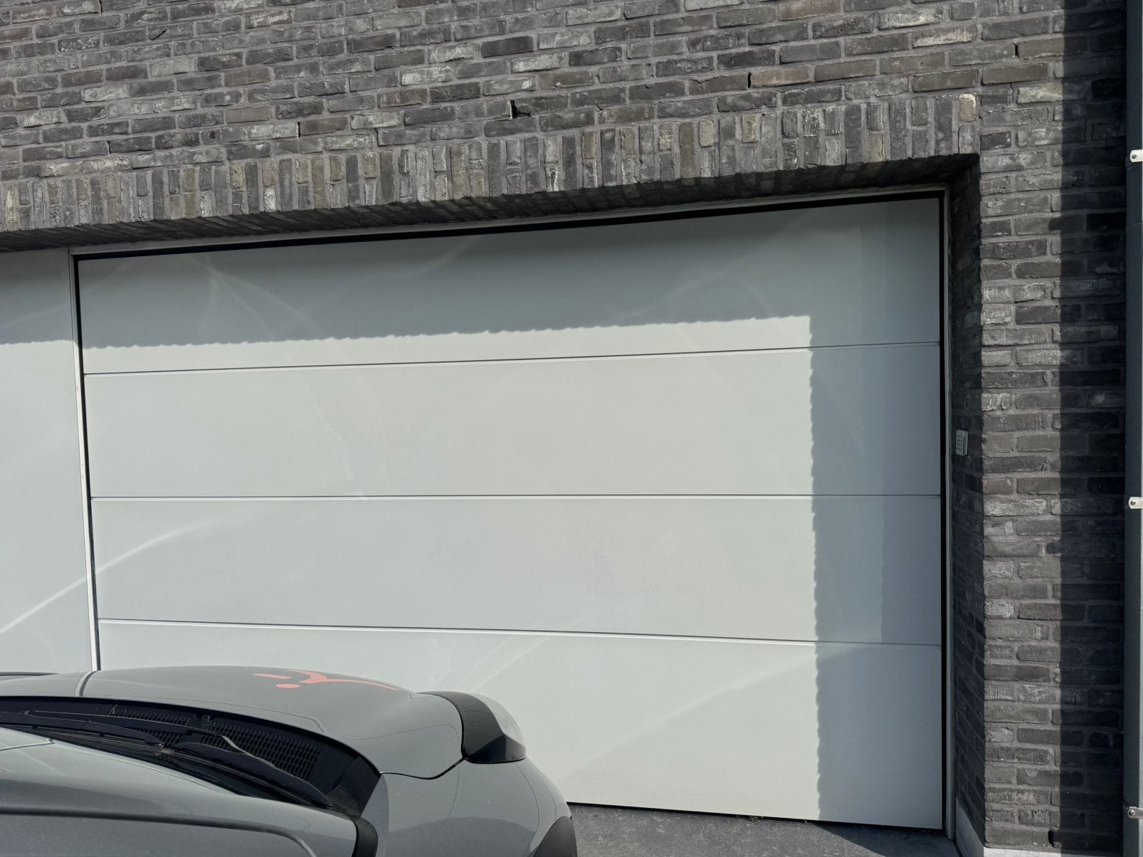 Poort - sectionele poort - met motor, Doe-het-zelf en Bouw, Rolluiken, Ophalen, Gebruikt