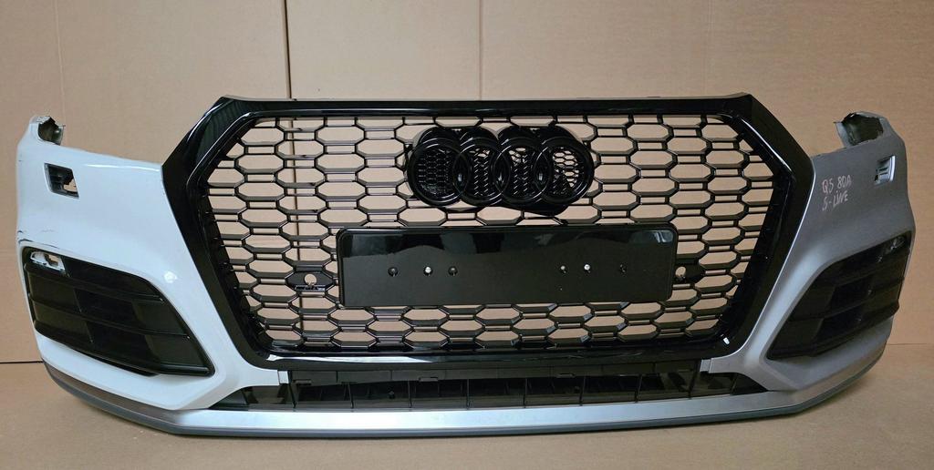 Voorbumper Audi Q5 80A SQ5 RSQ5 6xPDC KLS ORGINEEL 2016-2021, Autos : Pièces & Accessoires, Carrosserie & Tôlerie, Pare-chocs