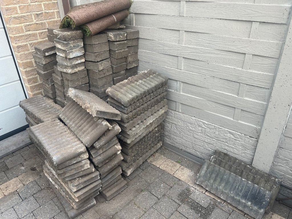 Klinkers en boordstenen, Enlèvement, Utilisé, Briques