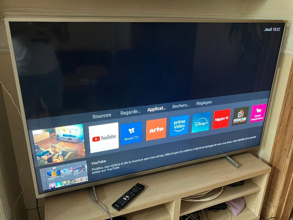 Smart TV Ultra HD 4K Philips 58pus7555/12 (58" / 146 cm), Audio, Tv en Foto, Ophalen, Philips, QLED, Zo goed als nieuw