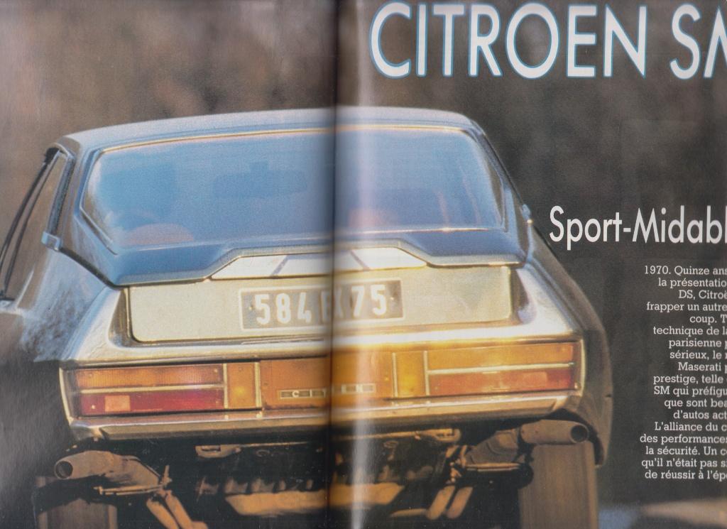 Citroën SM voiture de collection, Verzenden, Gelezen, Citroën