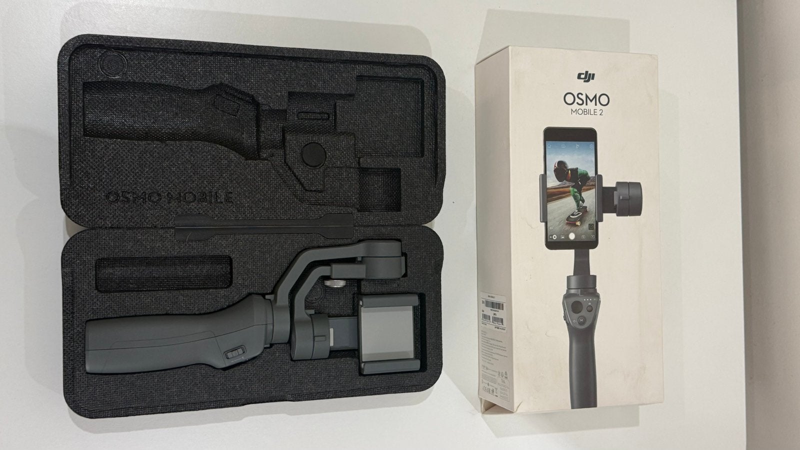 DJI Osmo Mobile 2 – Stabilisateur smartphone + boîte et étui, Enlèvement, Comme neuf