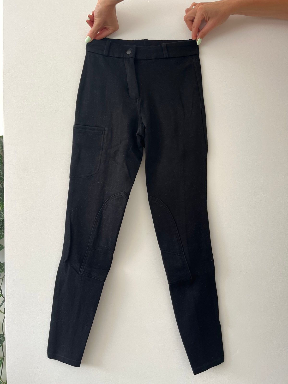 Fouganza rijbroek - Maat M, Dieren en Toebehoren, Paardrijkleding, Gebruikt, Fouganza, Zwart, Dames