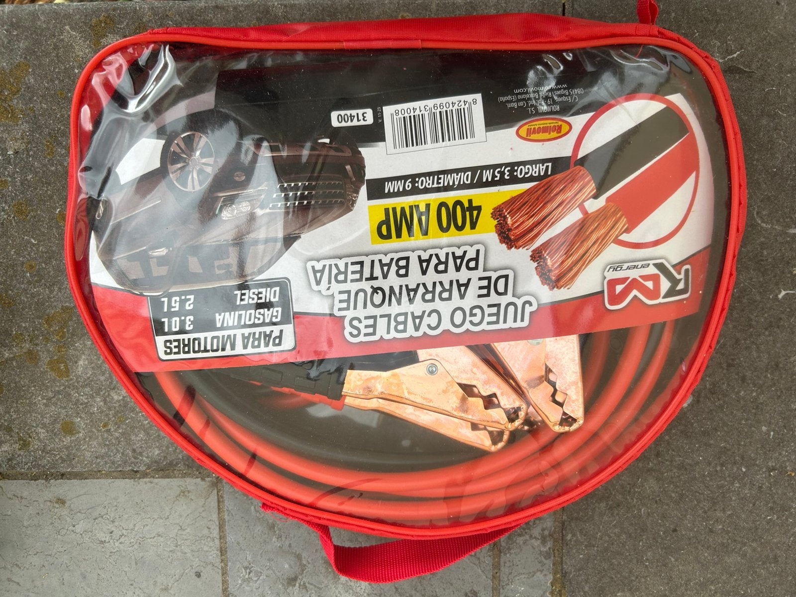 Zware startkabels benzine 3l diesel 2,5l, Auto-onderdelen, Ophalen, Nieuw