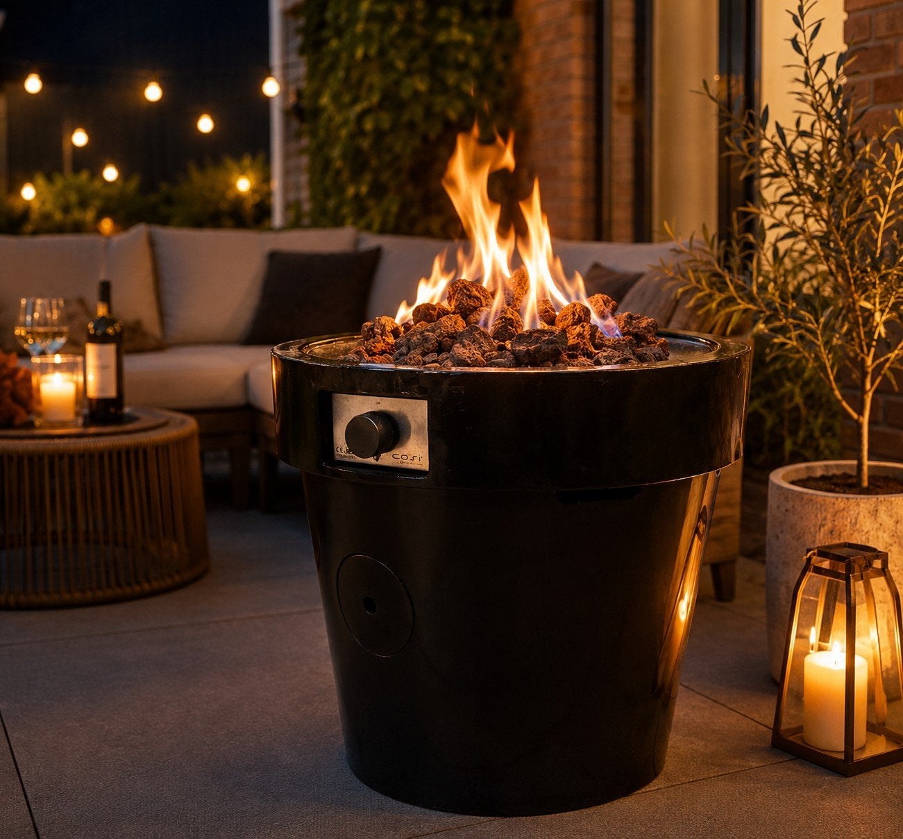 Cosi gashaard / vuurtafel – sfeervolle gas terrasverwarmer, Tuin en Terras, Ophalen