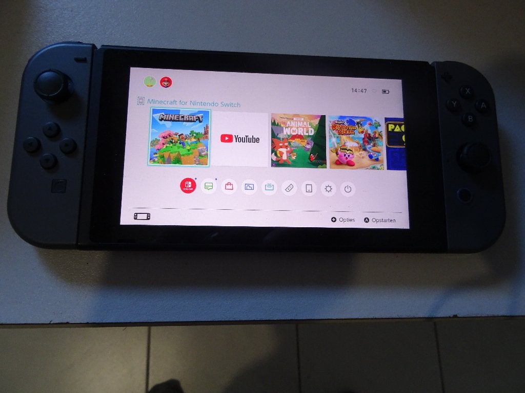 nintendo switch, Ophalen