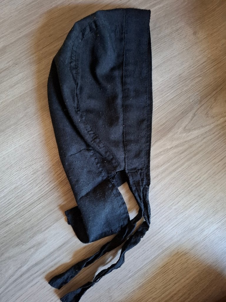 Kookbandana zwart universeel, Ophalen of Verzenden, Gebruikt