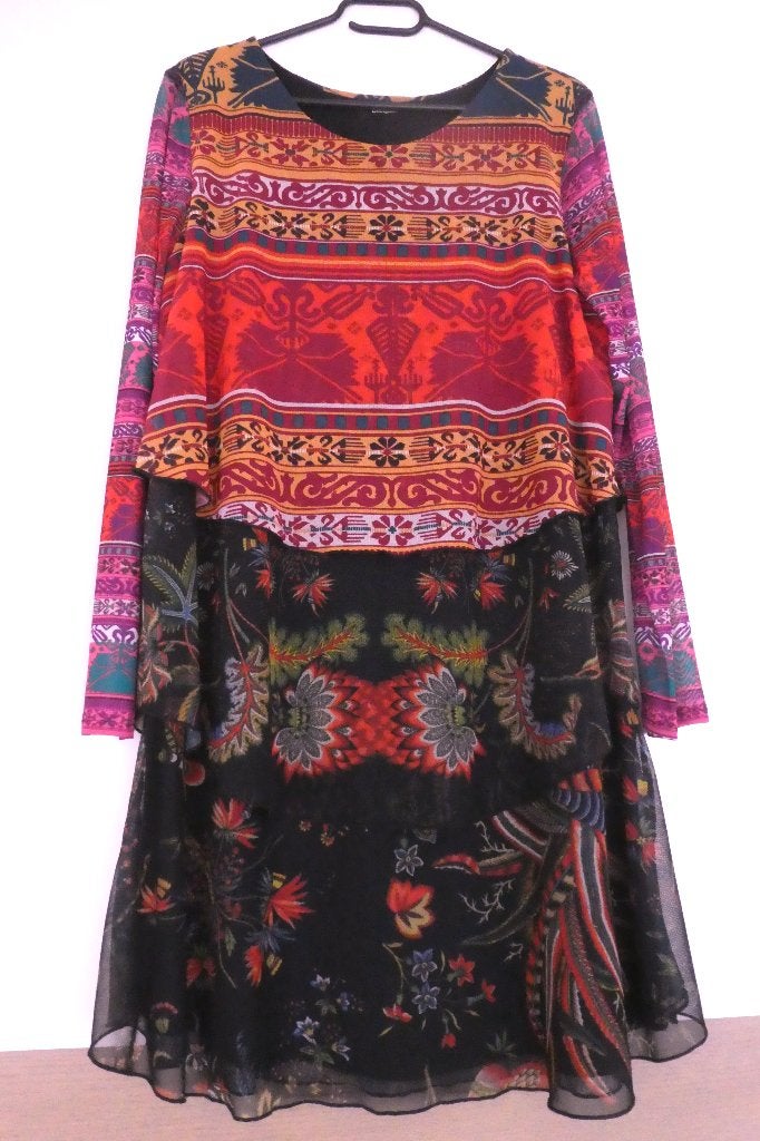 Très Jolie Robe Désigual 3 Volants Différents Motifs Colorés, Kleding | Dames, Desigual, Ophalen, Zo goed als nieuw