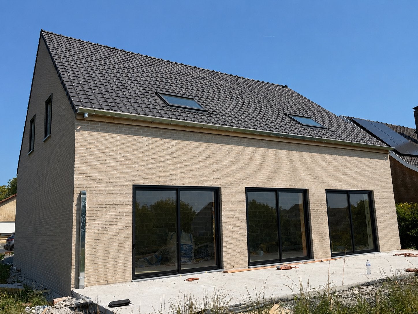 Villa 4 facades 185 m2, Immo, Maisons à vendre, 185 m², 500 à 1000 m², 5 pièces, Province de Hainaut