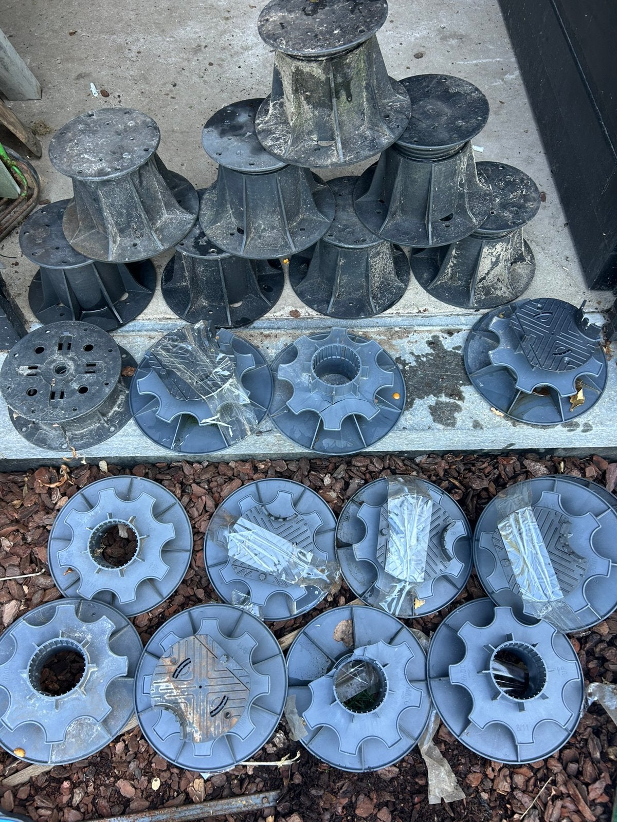 Terrasdragers 2 maten, Tuin en Terras, Ophalen, Gebruikt, Kunststof