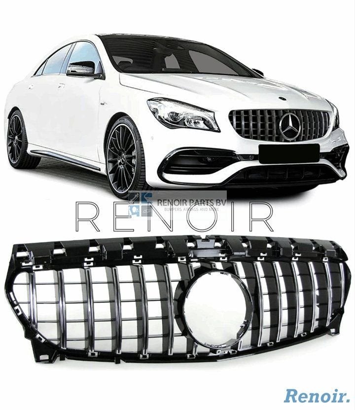 W117 GT Grill MB CLA Klasse 2016-2019 Facelift Panamericana, Gebruikt, -, -, Ophalen of Verzenden