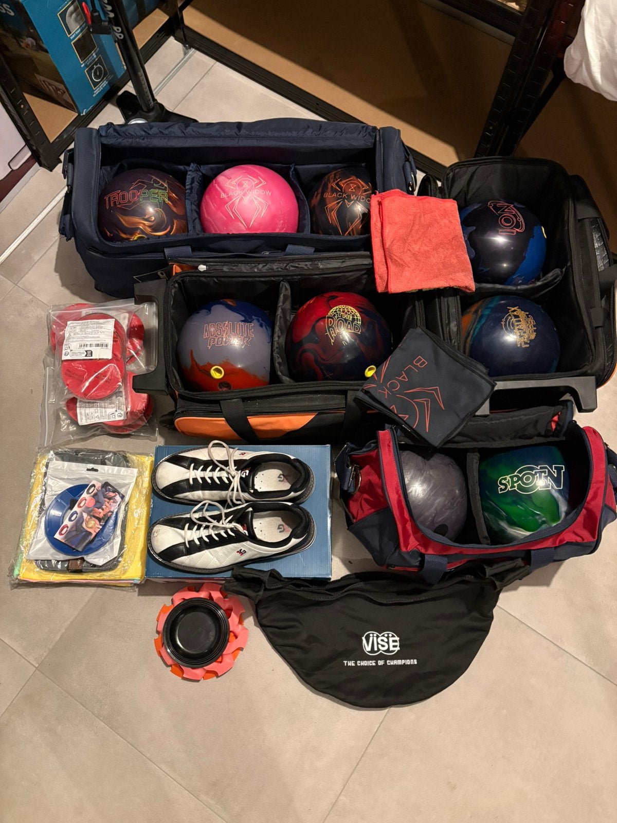 Bowlingmateriaal te koop, Ophalen, Gebruikt, Bal