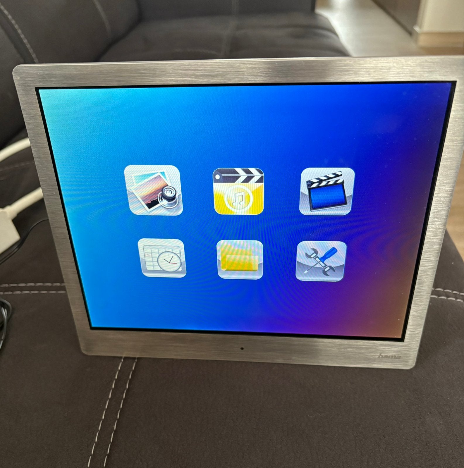 Digitale fotokader, Audio, Tv en Foto, Ophalen, Gebruikt, Afstandsbediening, 8 tot 12 inch