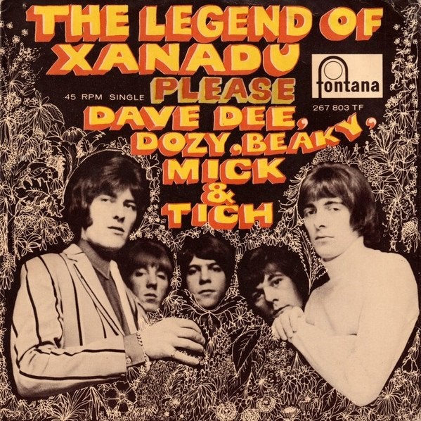 7" Dave Dee, Dozy, Beaky, Mick & Tich – The Legend Of Xanadu, Enlèvement ou Envoi, 7 inch, Utilisé, Pop