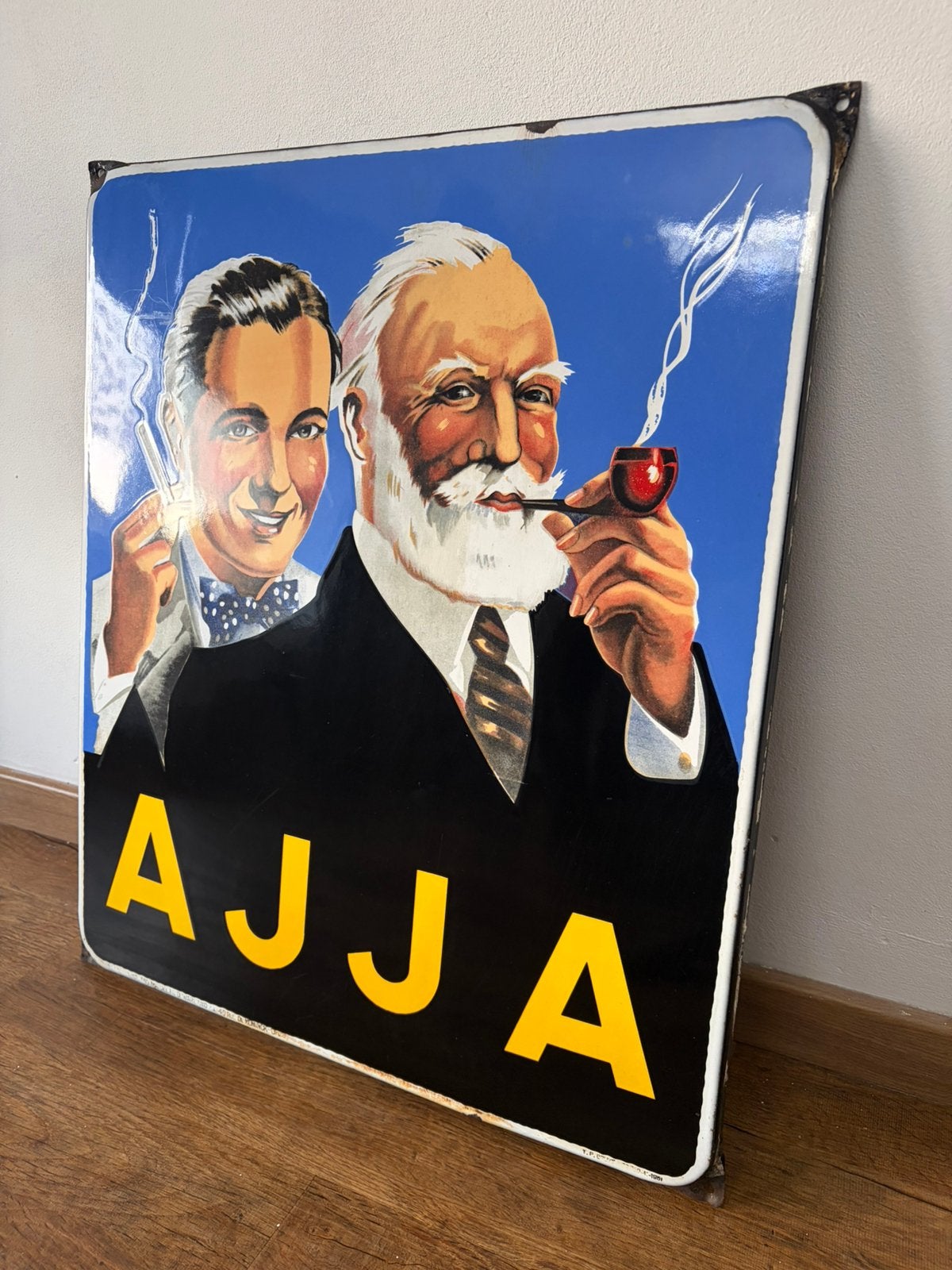 AJJA emaille reclamebkord top staat, Collections, Enlèvement ou Envoi, Comme neuf