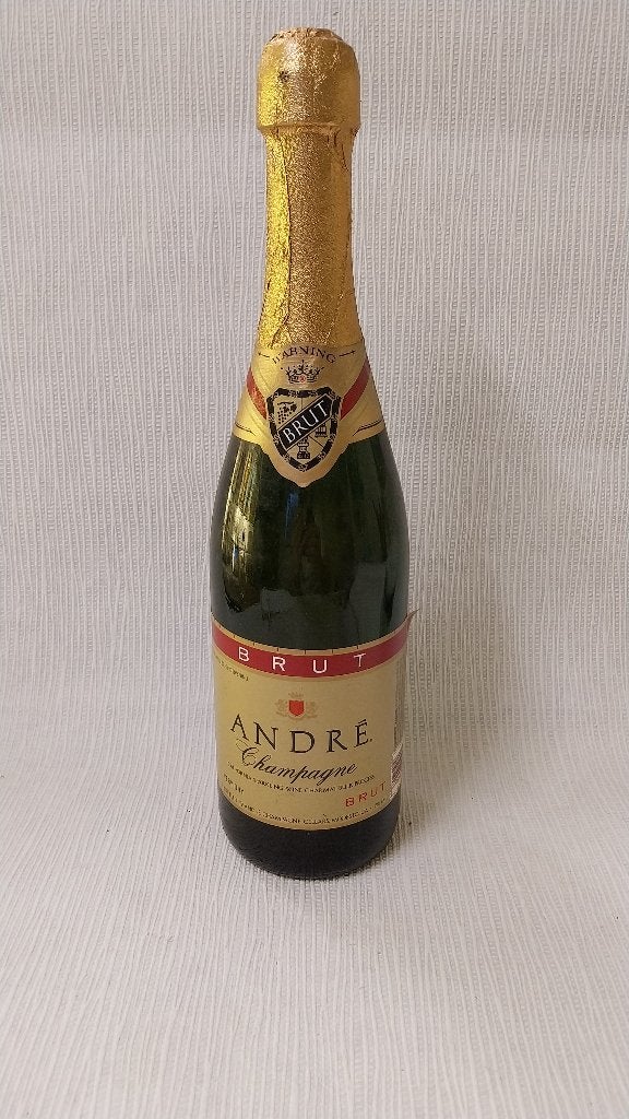 Volle fles champagne André 2, Verzamelen, Ophalen of Verzenden, Gebruikt, Champagne