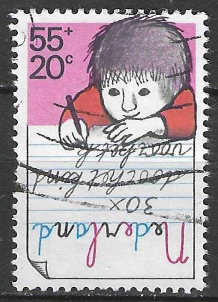 Pays-Bas 1978 - Yvert 1101 - Apprenez à écrire (ST), Envoi, Affranchi