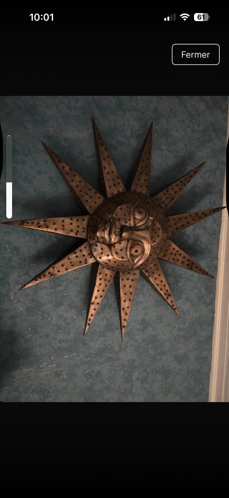 grand soleil, Maison & Meubles, Enlèvement, Comme neuf, Métal