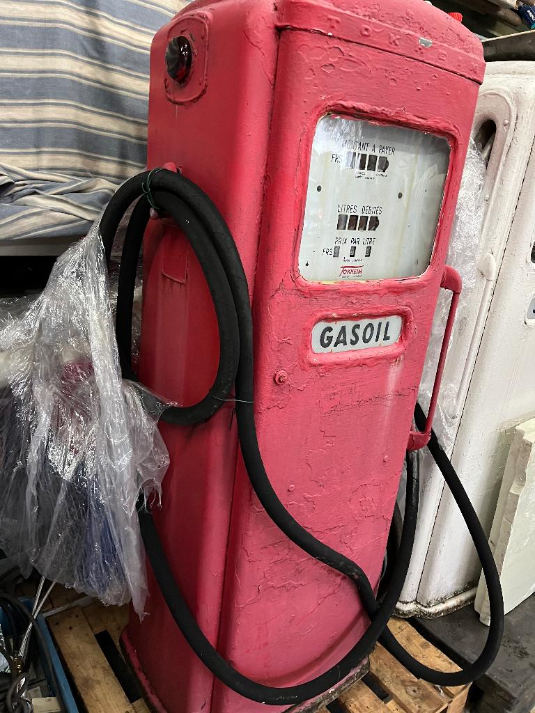 Benzinepomp tokheim, Enlèvement, Utilisé