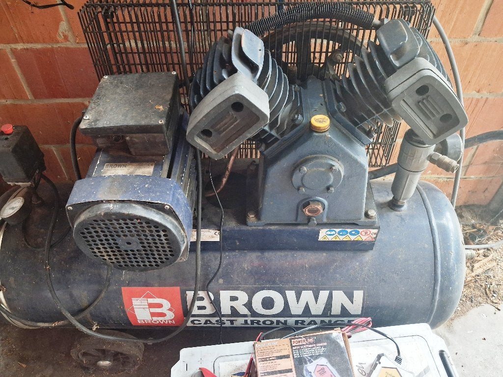 Compresseur d'air BROWN, Comme neuf, Enlèvement, 200 à 400 litres/min, 10 bars ou plus