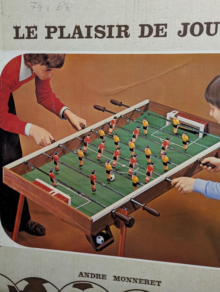 kickertafel, Ophalen, Gebruikt