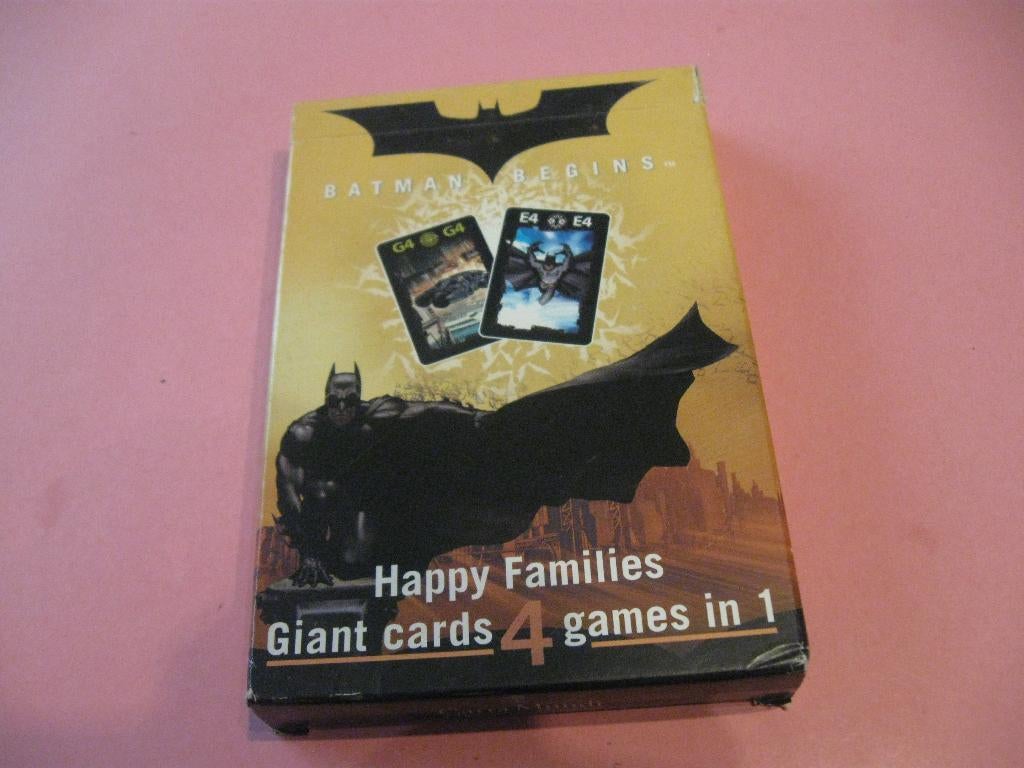 Mooi Kwartet spel Batman begins, Enlèvement ou Envoi, Comme neuf, Jeu(x) des sept familles