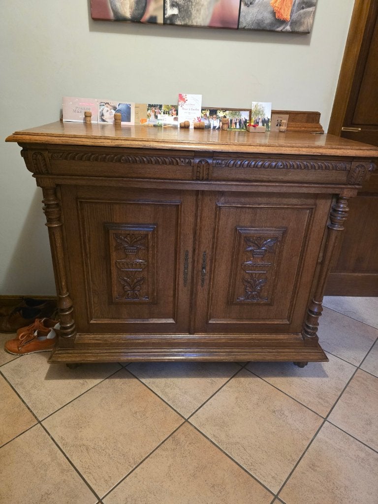 Meubre double porte + 2 tir, Maison & Meubles, Avec tiroir(s), 100 à 150 cm, Enlèvement, Utilisé