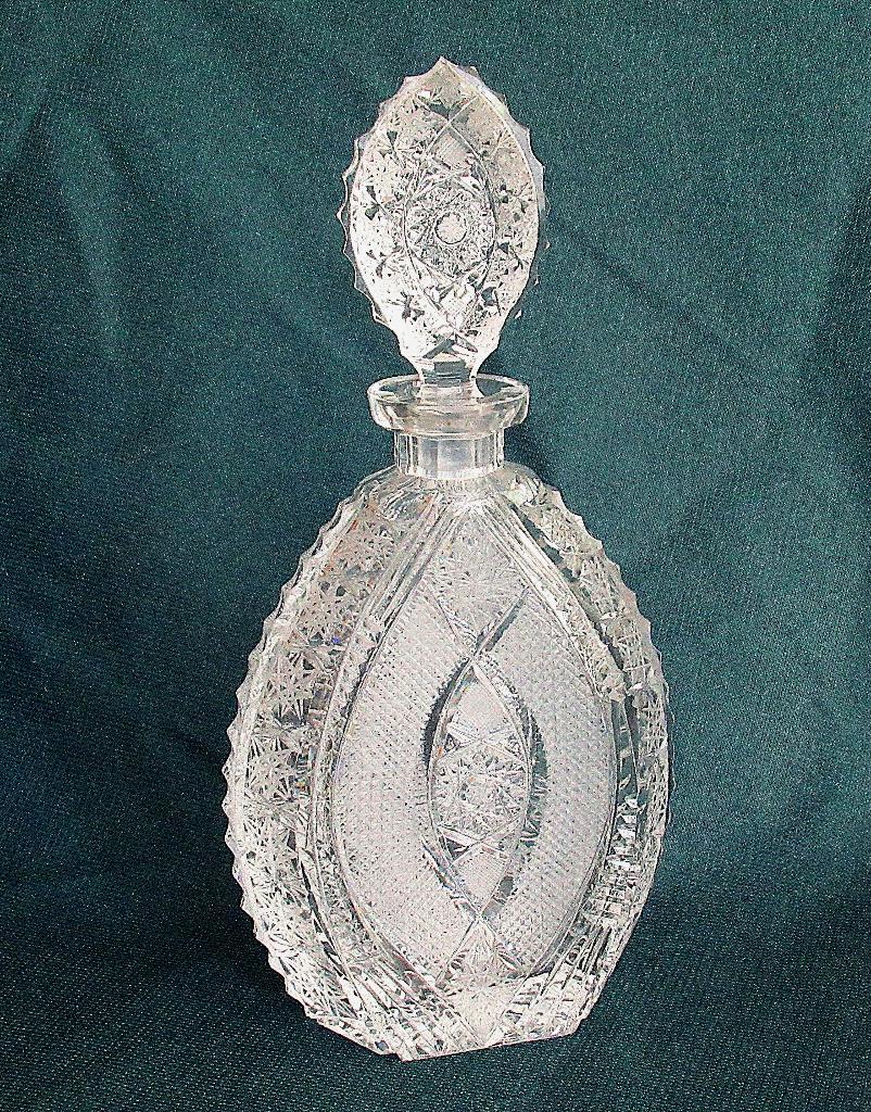 Vintage Bohemia Crystal, Tsjechië, 24% kristallen karaf, 70, Antiek en Kunst, Ophalen of Verzenden
