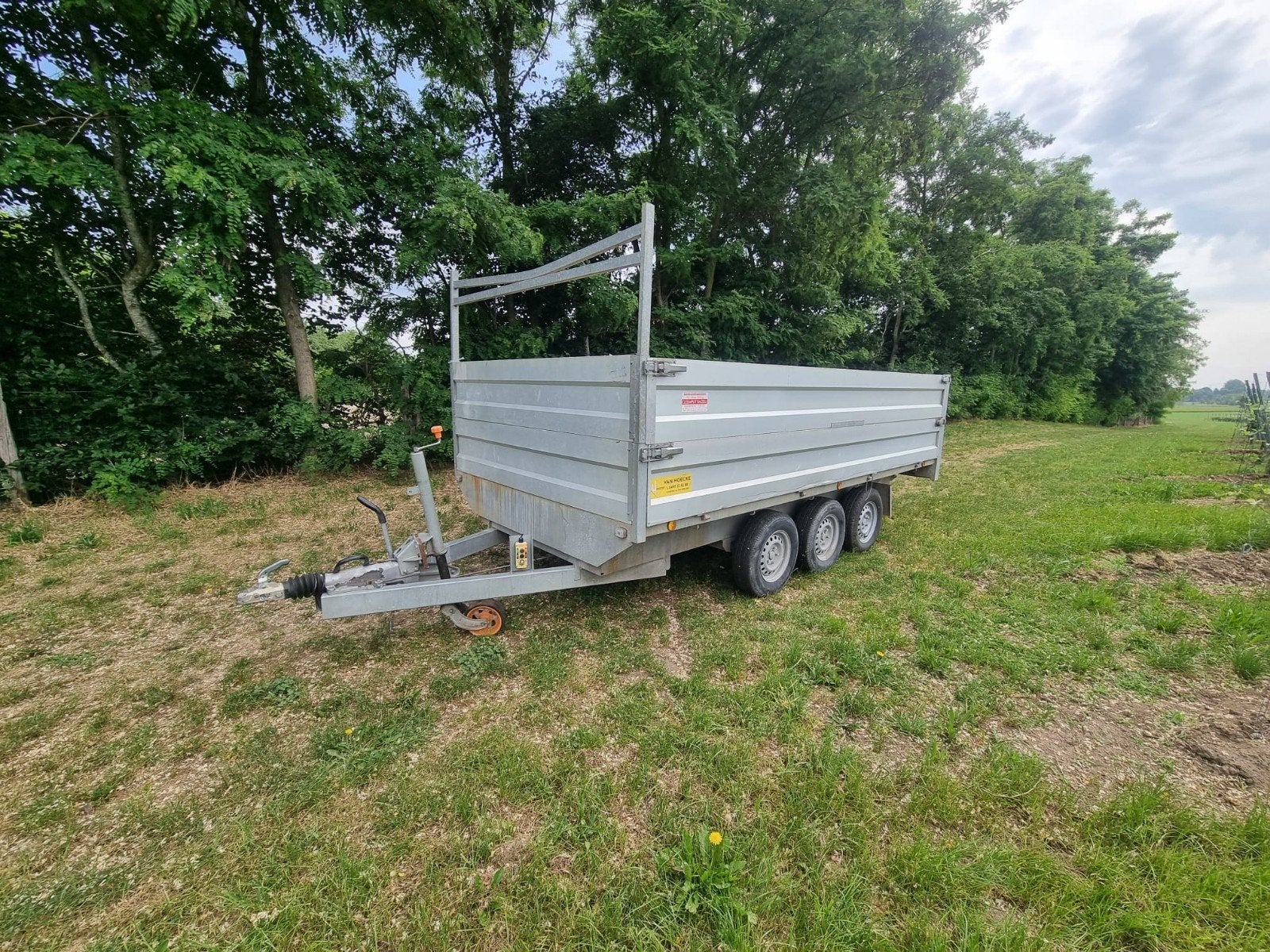 Kipper aanhanger 3500 kg 400x200, Auto diversen, Aanhangers en Bagagewagens, Ophalen
