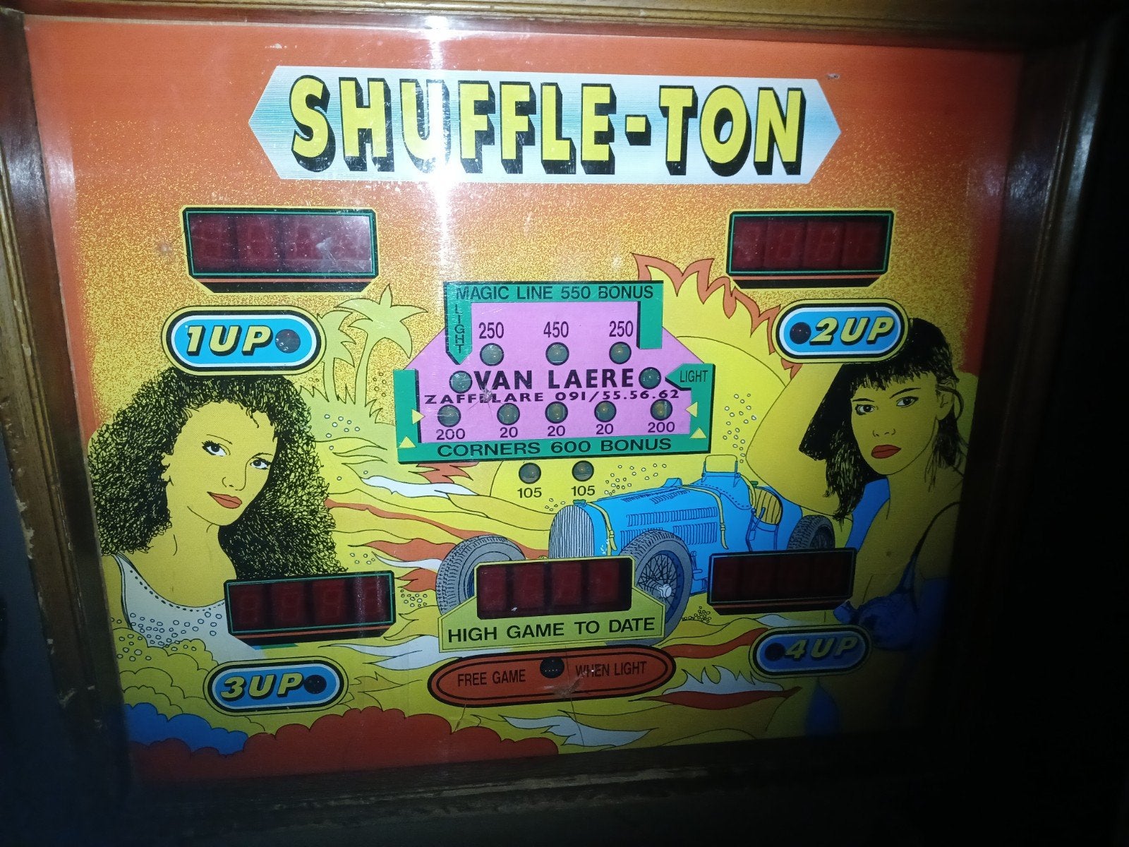 shuffleboard nostalgique, Collections, Enlèvement