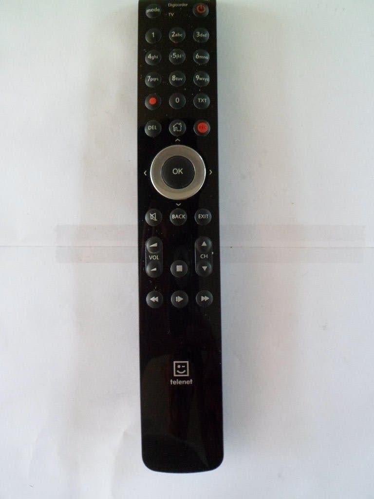 Originele Telenet afstandsbediening met zilver rand-cursors, Ophalen of Verzenden, Zo goed als nieuw, Universeel, Tv