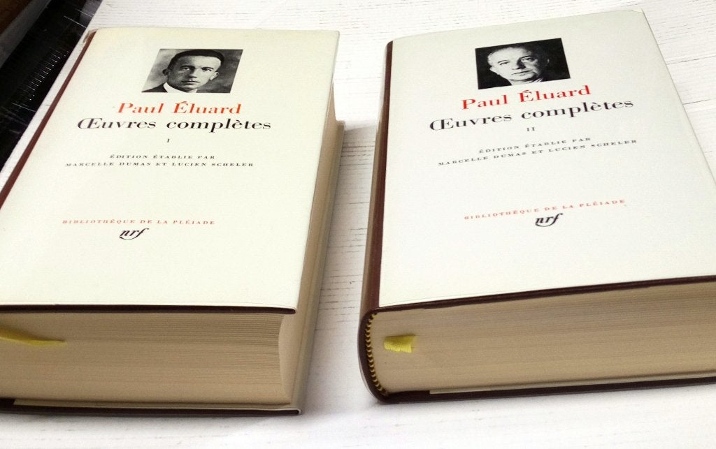 Paul ELUARD - Oeuvres complètes  - PLEIADE + varia, Enlèvement ou Envoi