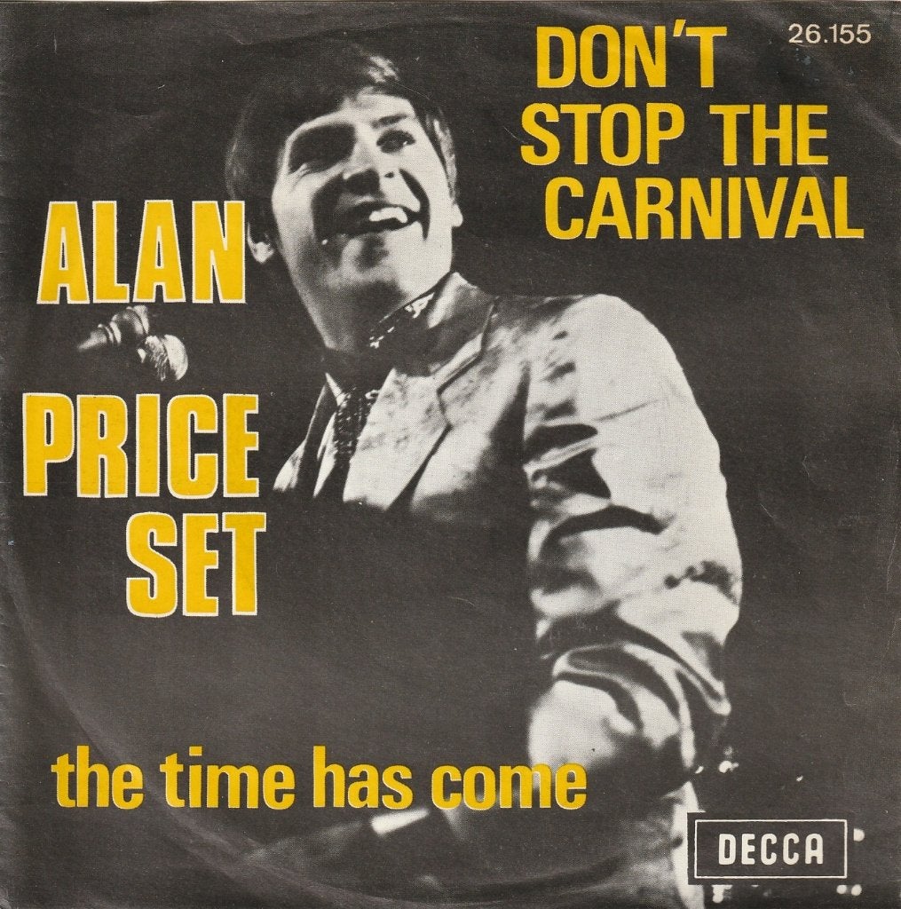 Alan Price Set - Don't stop the carnival, CD & DVD, Vinyles Singles, 7 inch, Pochette photo, Utilisé, Jazz et Blues