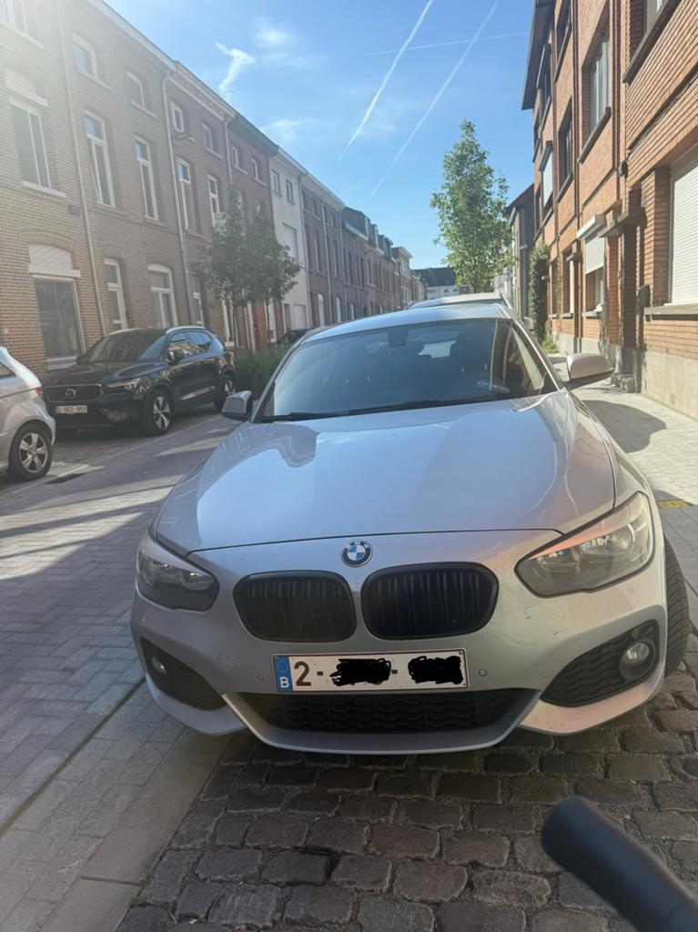 BMW 116D Automaat 2015 Euro 6, Autos, BMW, Argent ou Gris, Achat, Euro 6, Noir