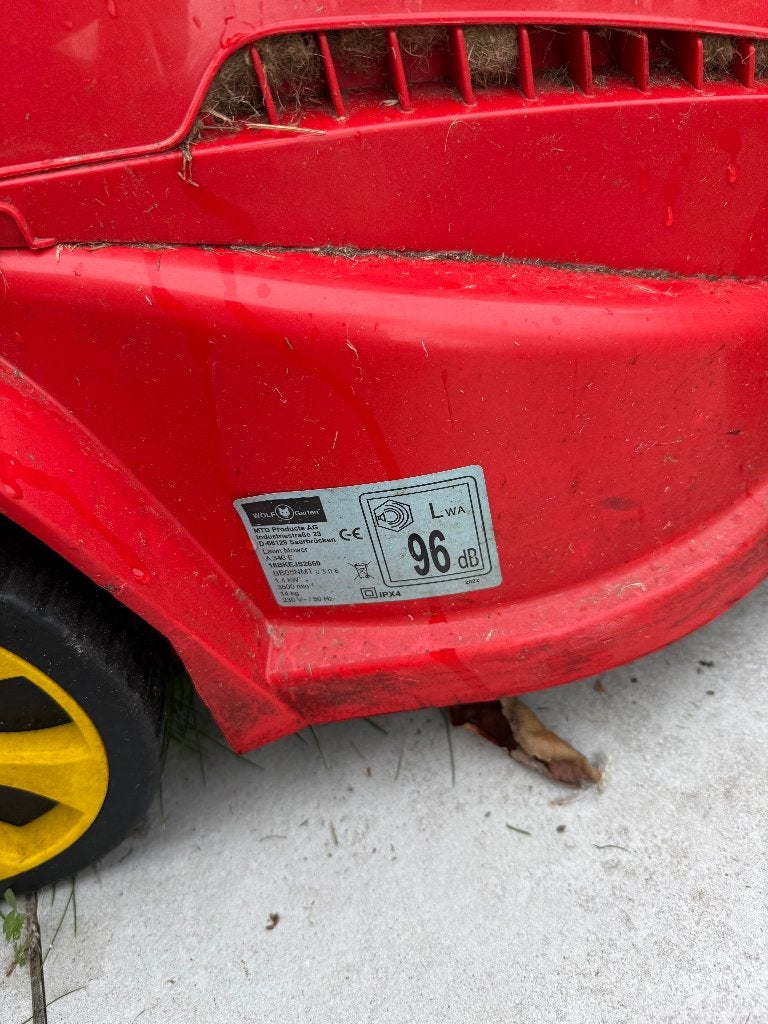 Grasmachine Wolf, Tuin en Terras, Ophalen, Cirkelmaaier, Gebruikt, Elektrische grasmaaier
