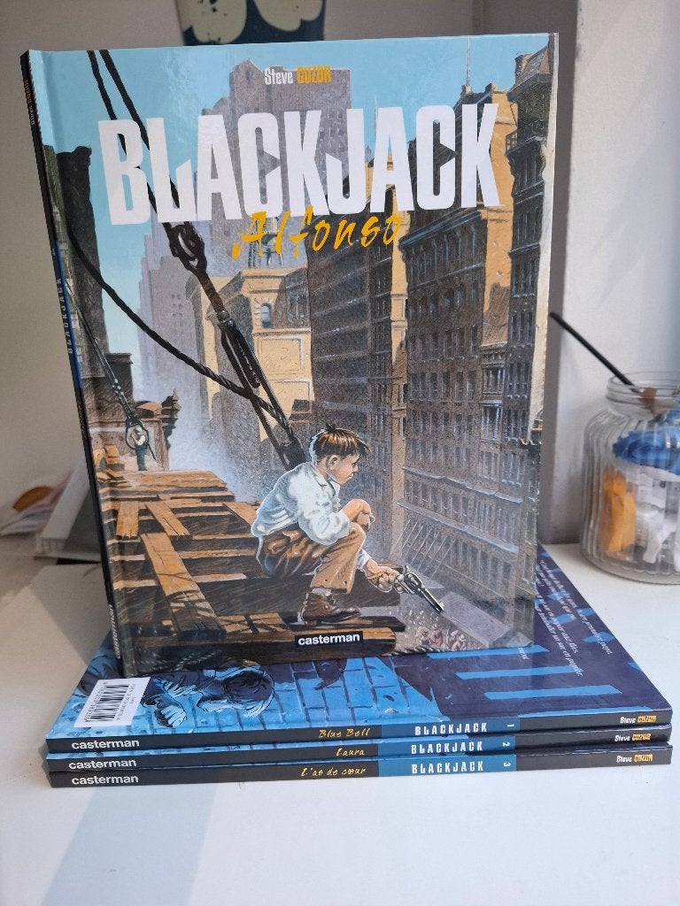 BLACKJACK CUZOR TOMES 1 à 4 SERIE COMPLETE TBE TOUS EO, Livres, Série complète ou Série, Enlèvement ou Envoi, Comme neuf