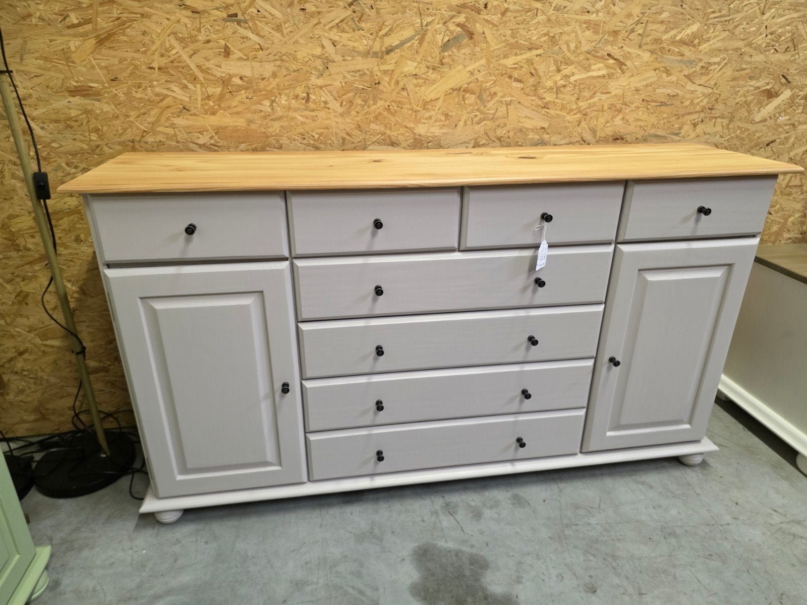 Massief grenen dressoir 153cm.Volledig opgemaakt., Huis en Inrichting, Ophalen