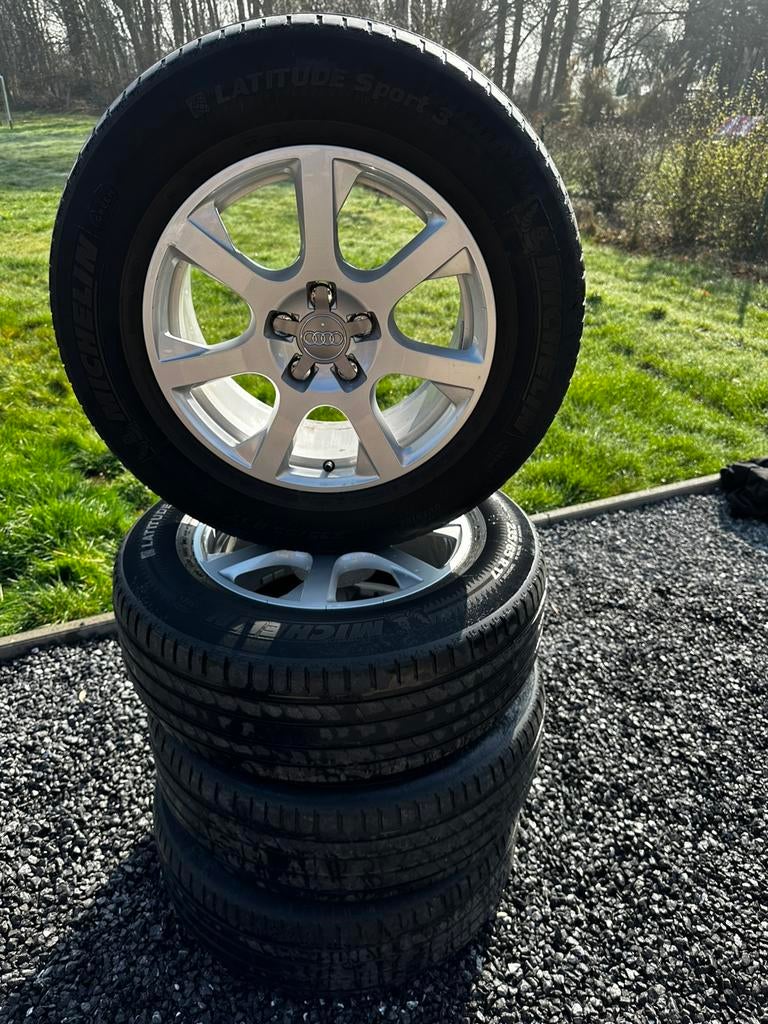 Jantes Audi Origine 5x112 8j x 17" ET39, Enlèvement, Jante(s)