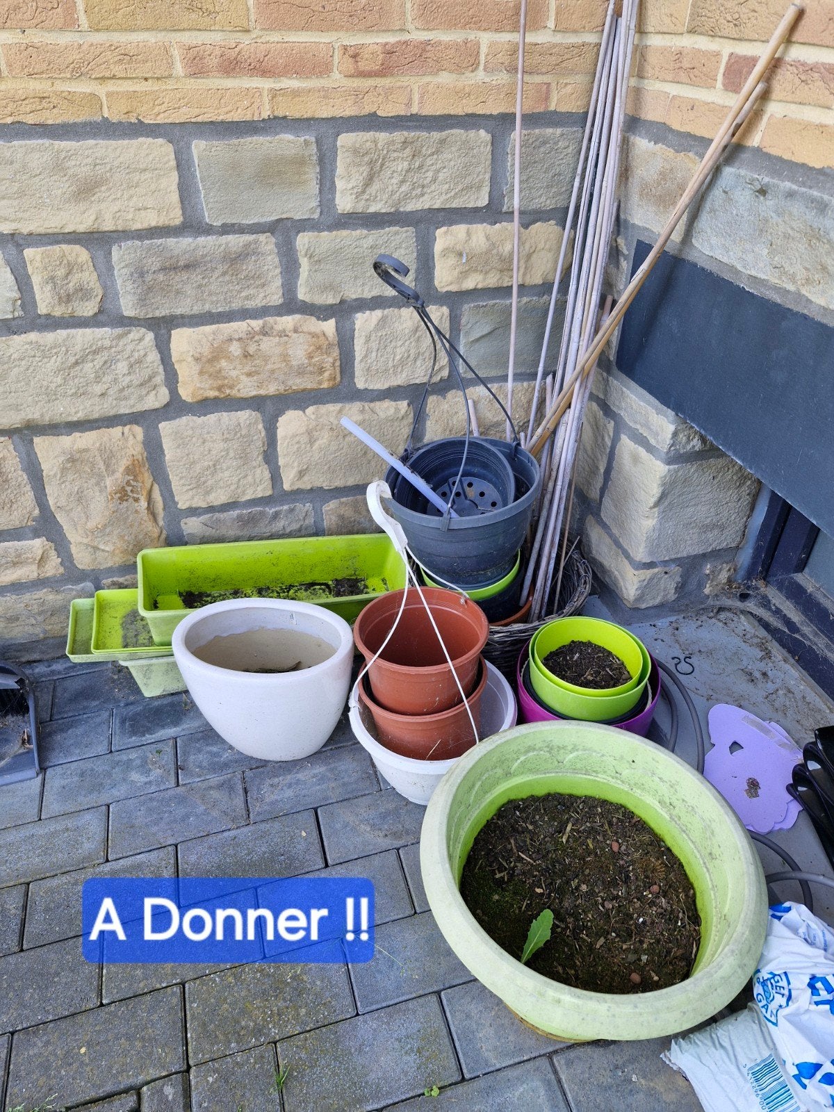 Om verschillende bloempotkleuren en -maten te geven, Tuin en Terras, Ophalen