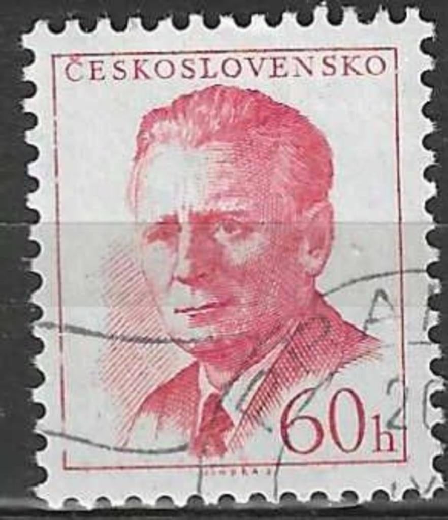 Tchécoslovaquie 1958/1959 - Yvert 967 - Novotny (ST), Envoi, Affranchi