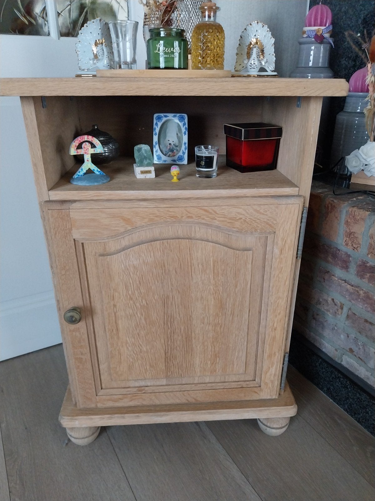 Armoire latérale en chêne sablé, Enlèvement, Comme neuf