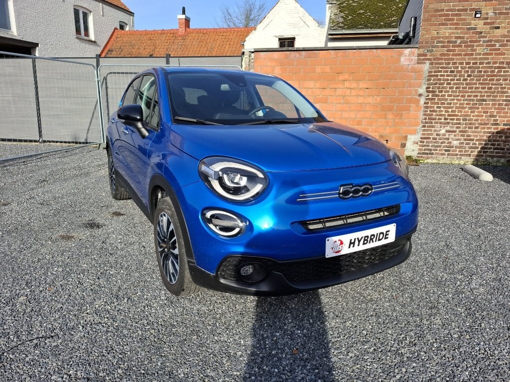 FIAT 500X HYBRIDE, Stof, 4 cilinders, Blauw, 500X