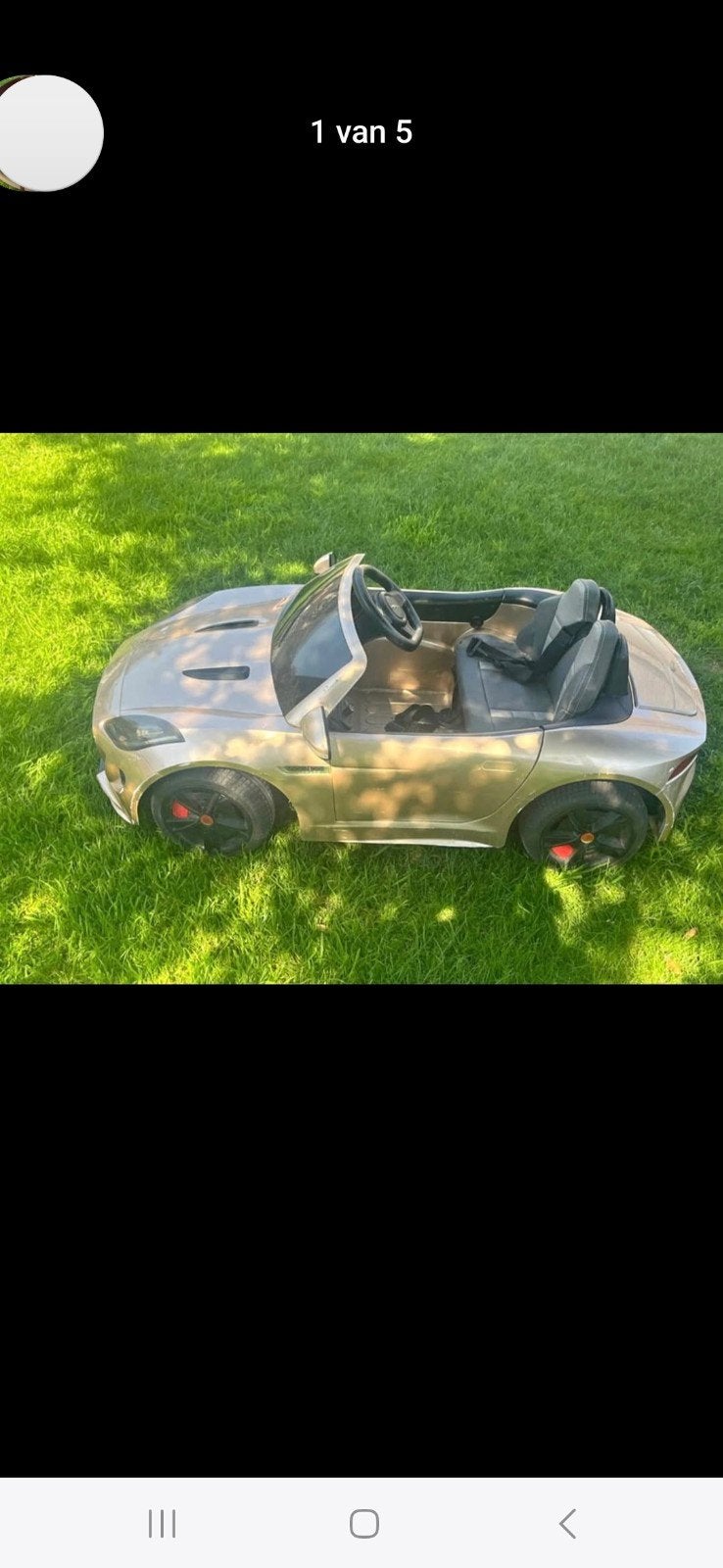 Elektrische auto kindjes, Ophalen