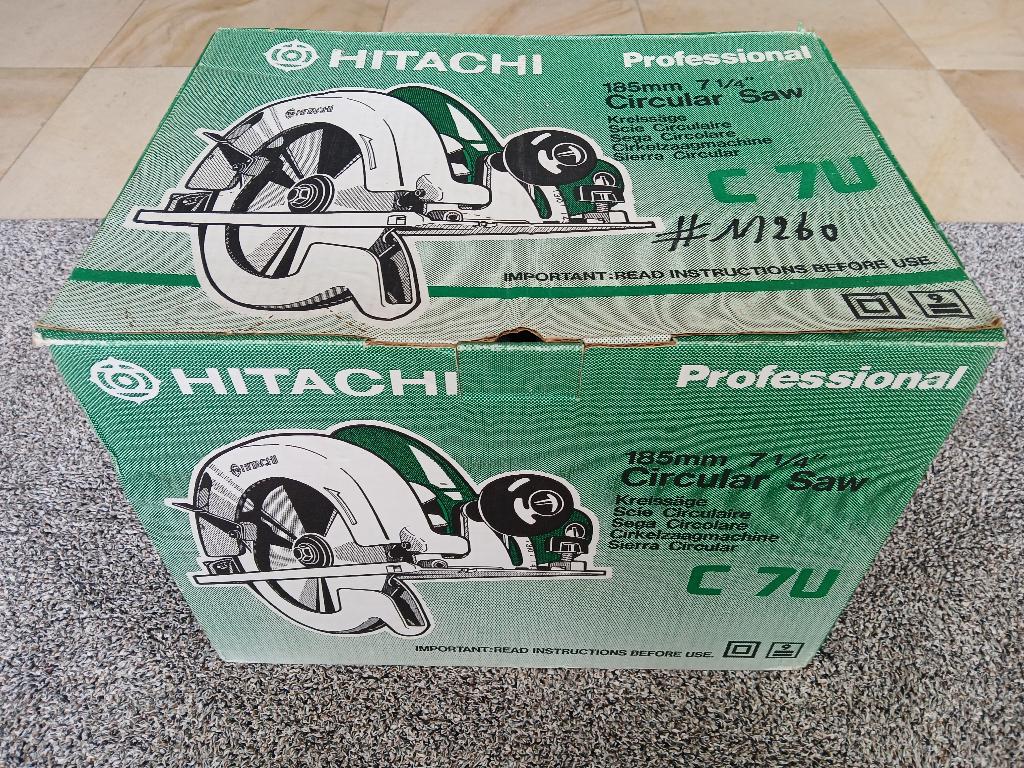HITACHI elektrische Cirkelzaag C 7U – In nieuwstaat, Doe-het-zelf en Bouw, Gereedschap | Zaagmachines, Cirkelzaag, Ophalen of Verzenden